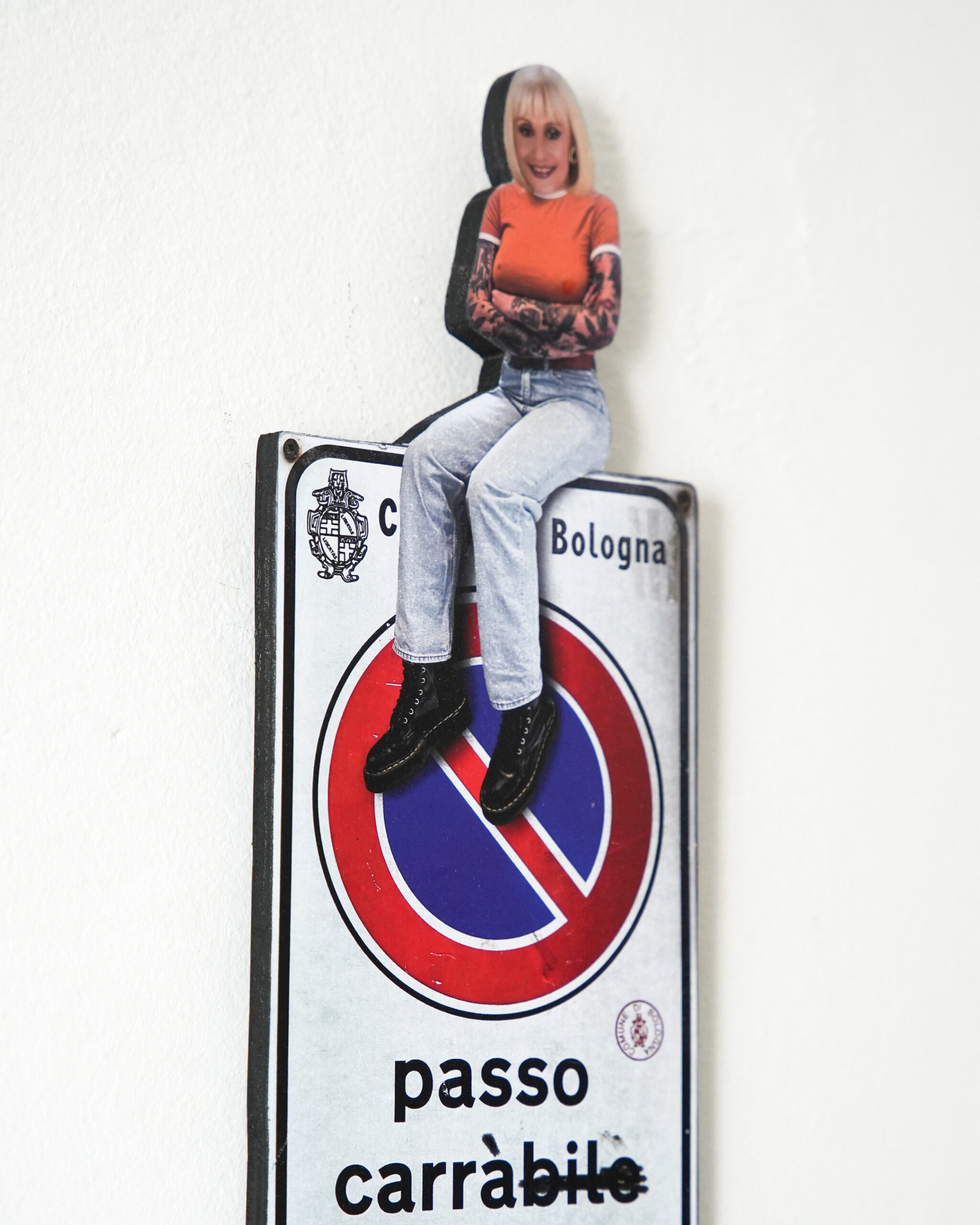 Passò Carrà - cartello in legno